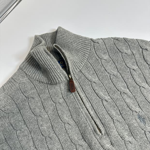 폴로 랄프로렌 꽈배기 니트 M