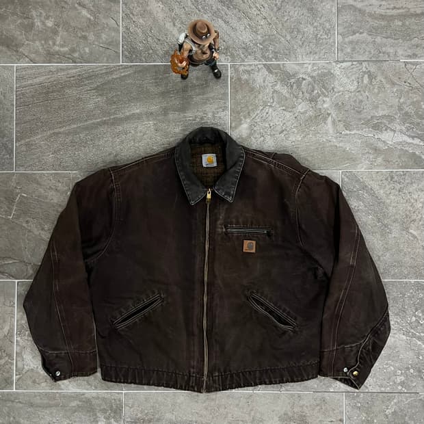 ( XL) 칼하트 디트로이트 자켓 J97 DKB 다크브라운