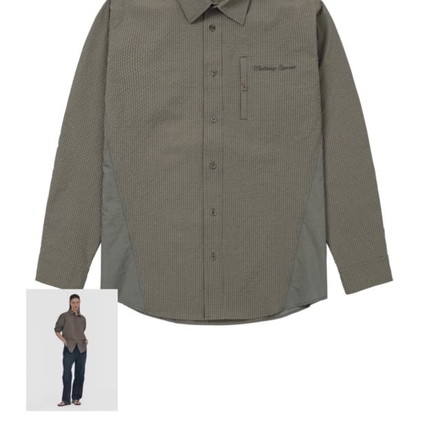 WELLBEING EXPRESS Blocked Check Shirt