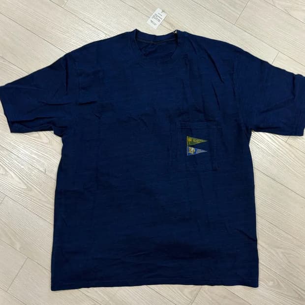 [XL] 캐피탈 IDG 텐지쿠 패넌트 티셔츠 3 플래그 인디고