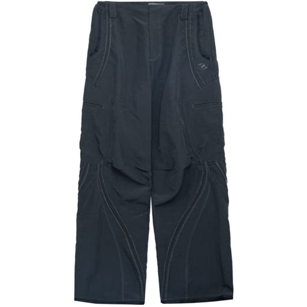 (1) 산산기어 파이핑 팬츠 블루 차콜