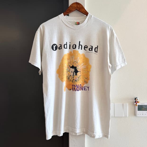 빈티지 90s Radiohead 티셔츠