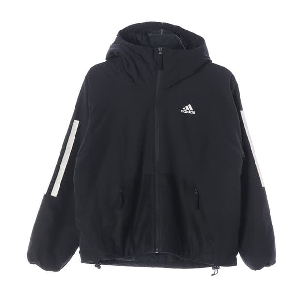 아디다스 여성 3-스트라이프 메쉬 윈드브레이커 M