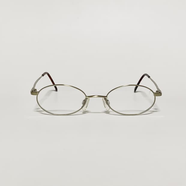 822 데드스탁 픽키 소형 골드 호피 라운드 오벌 프레임 빈티지안경