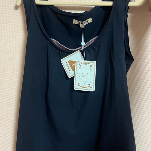 코이세이오 두두 레이어드 슬리브리스 네이비 사이즈2