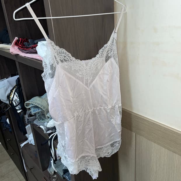 일본 란제리 자수 바디수트