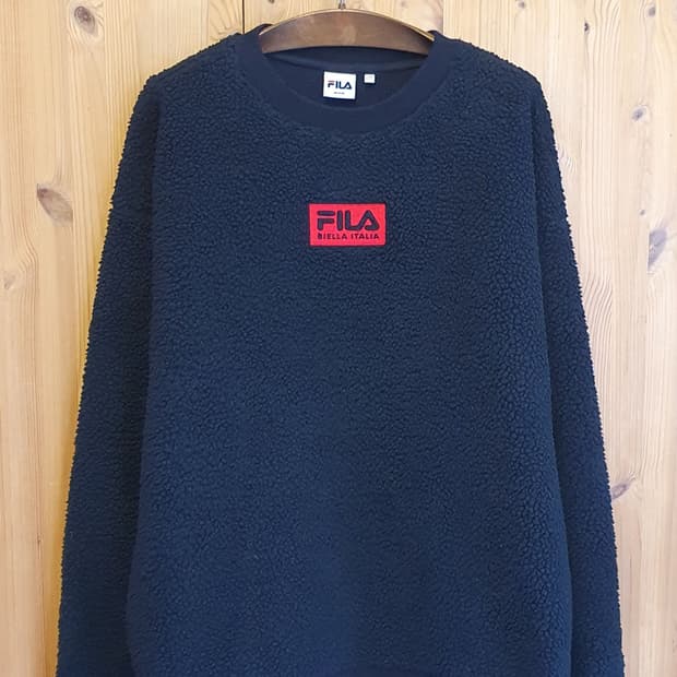 100.FILA 후리스 맨투맨