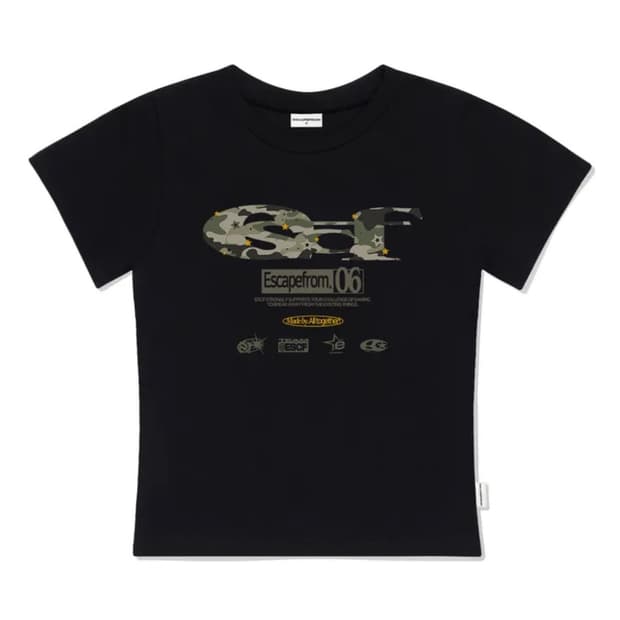 이스케이프프롬 프린트 슬림핏 