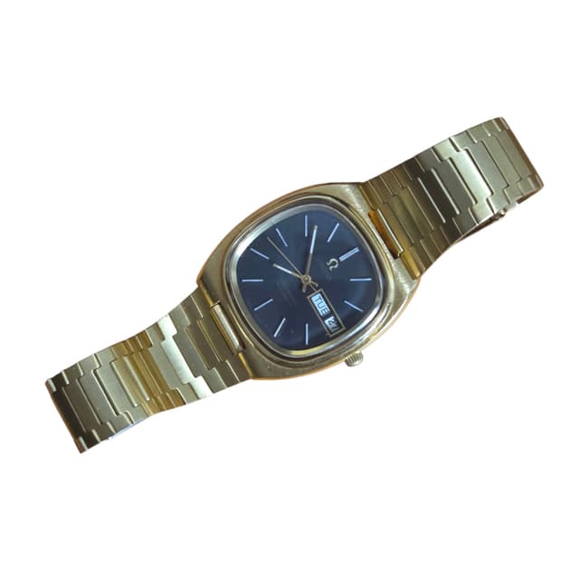 [정품] OMEGA 오메가 씨마스터 '테레비' 금장 오닉스 다이얼