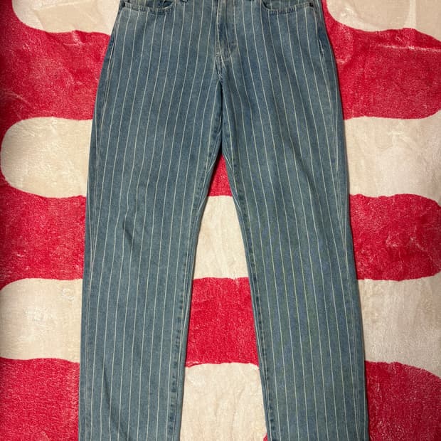 [30] 슈프림 리바이스 18ss 핀스트라이프 550 블루