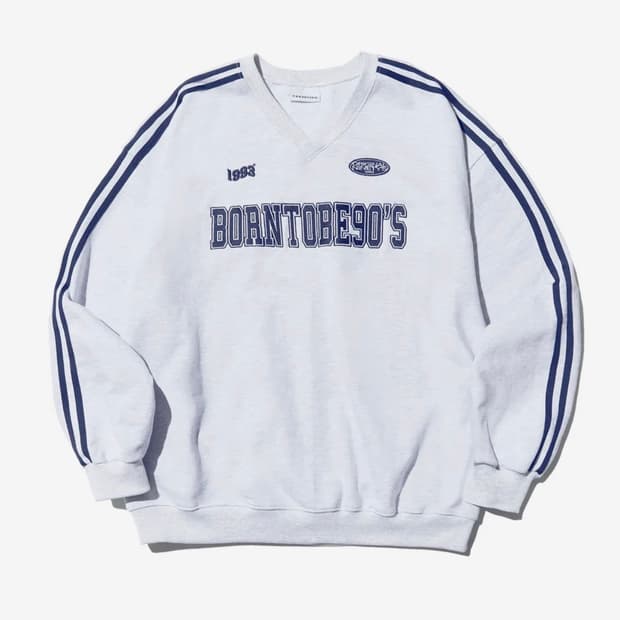 1993 스튜디오 90S 트랙 스웨트셔츠_그레이