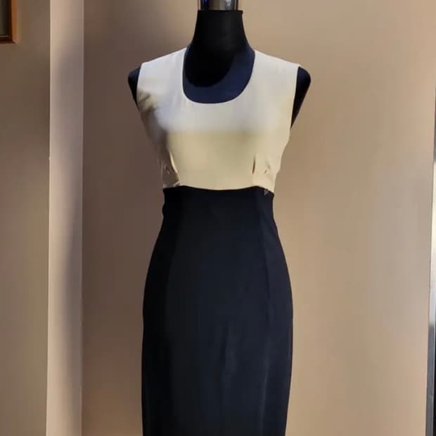 Chanel 샤넬 원피스 silk mid-length dress