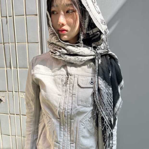 디젤 코튼 스톨 스카프