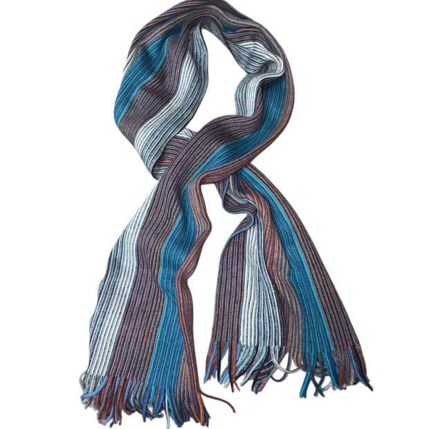 빈티지 스트라이프 머플러 