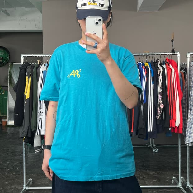 빈티지 프린팅 반팔 티셔츠