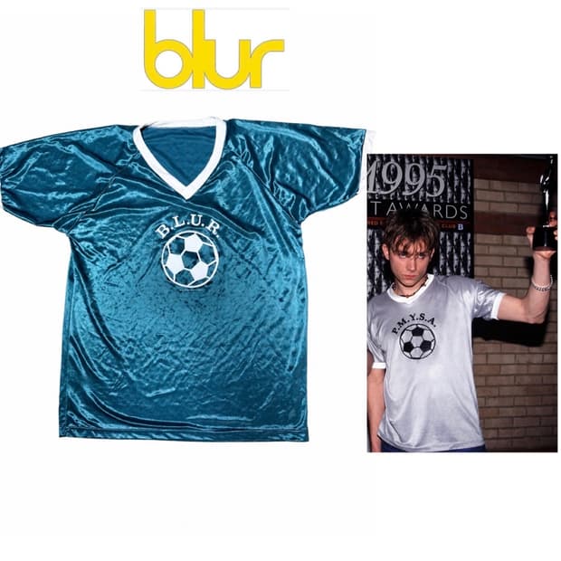 [레어템] 1995년 Blur 공식 정품 투어 축구 티셔츠