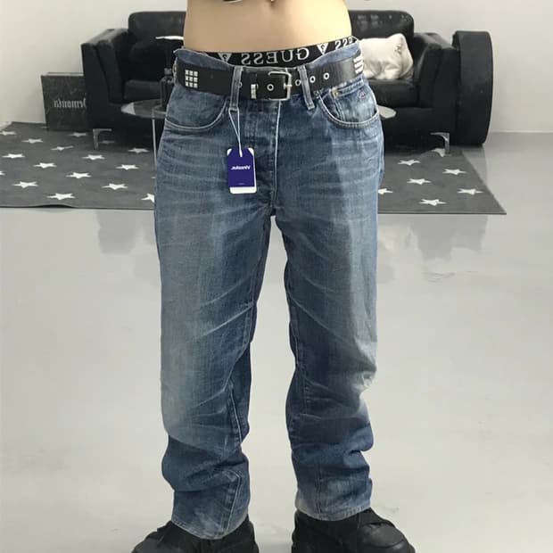 지스타 로우 데님팬츠