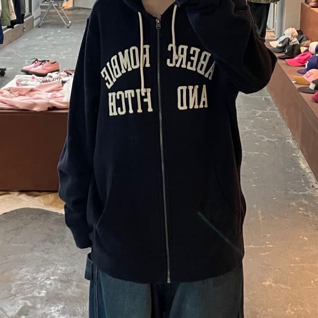 아베크롬비 아치로고 후드집업 H1854