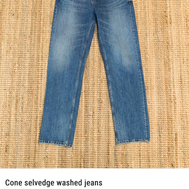 ryoo cone selvedge washed jeans L사이즈 팝니당