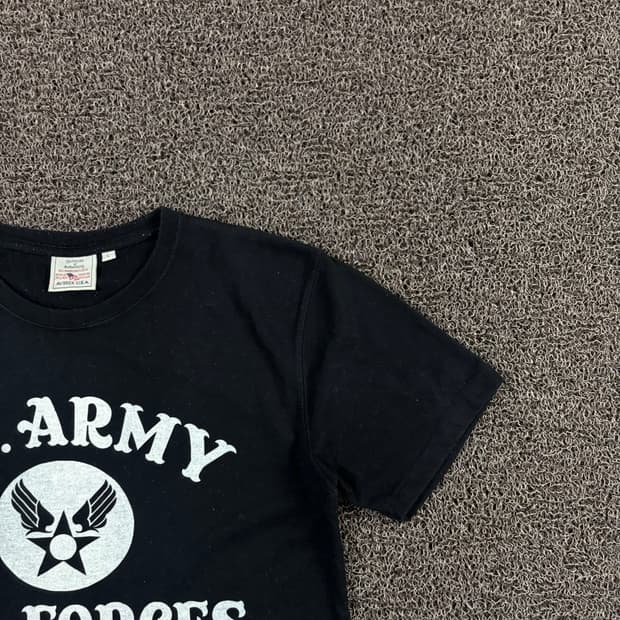 아비렉스 Us army 로고 반팔티