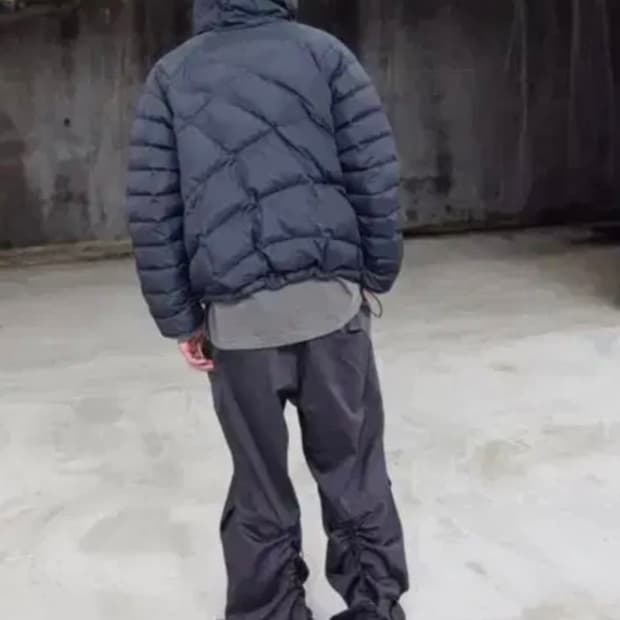 해칭룸 셔링팬츠 차콜