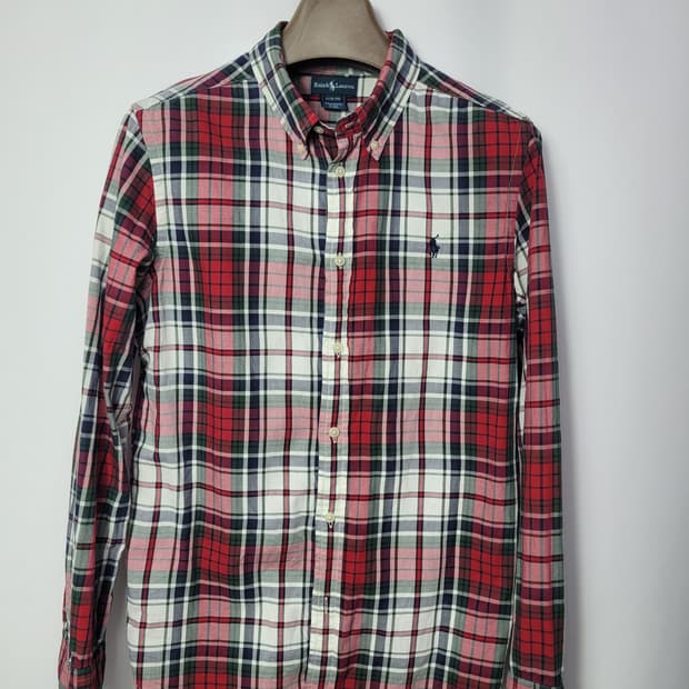 폴로 랄프로렌 플란넬 체크 셔츠 긴팔 남방