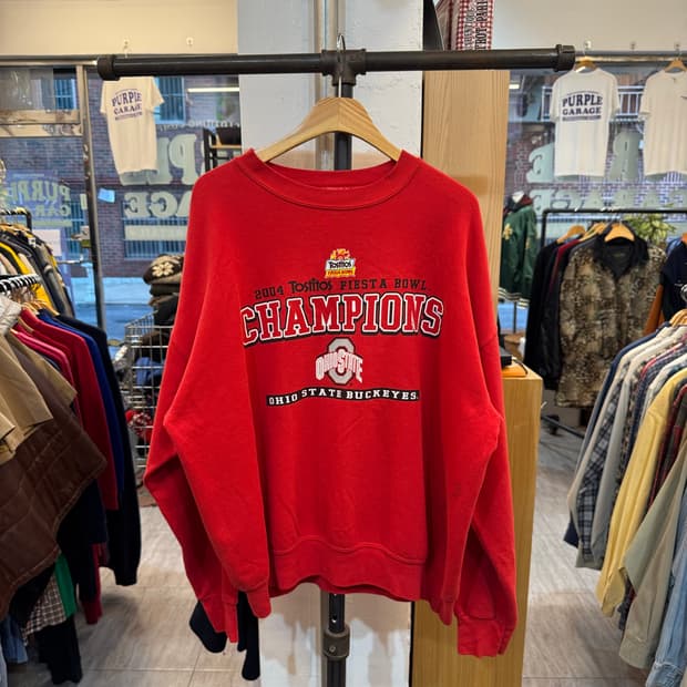 90's Lee 유니버시티 프린팅 스웻셔츠 B68