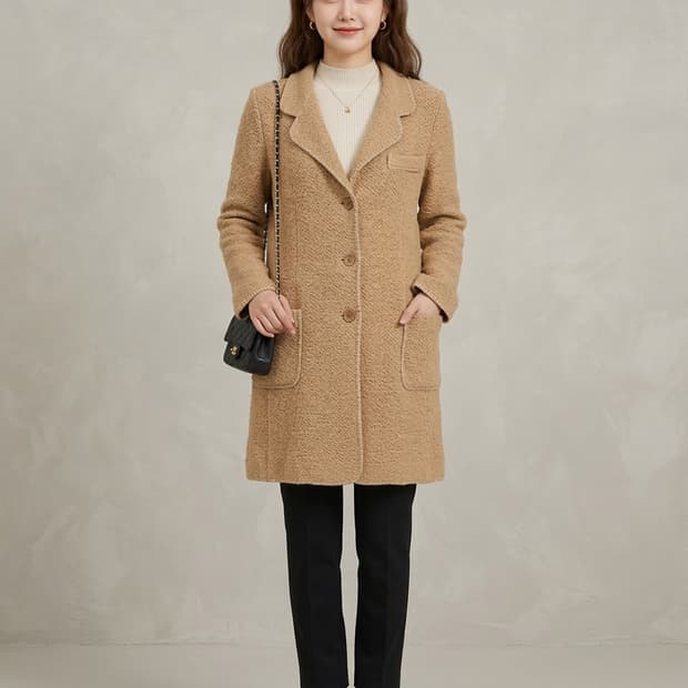 EMPORIO ARMANI 엠포리오 아르마니 울 캐시미어 코트 자켓