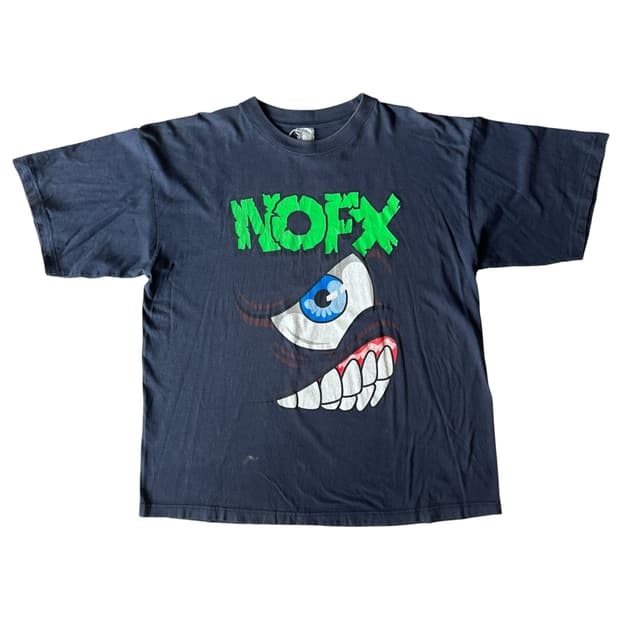 빈티지 90s NOFX Mons-Tour 티셔츠