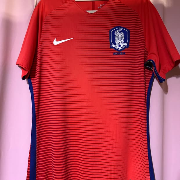 나이키 코리아 국가대표 반팔티 나이키반팔 축구 유니폼 엑스라지 드라이핏