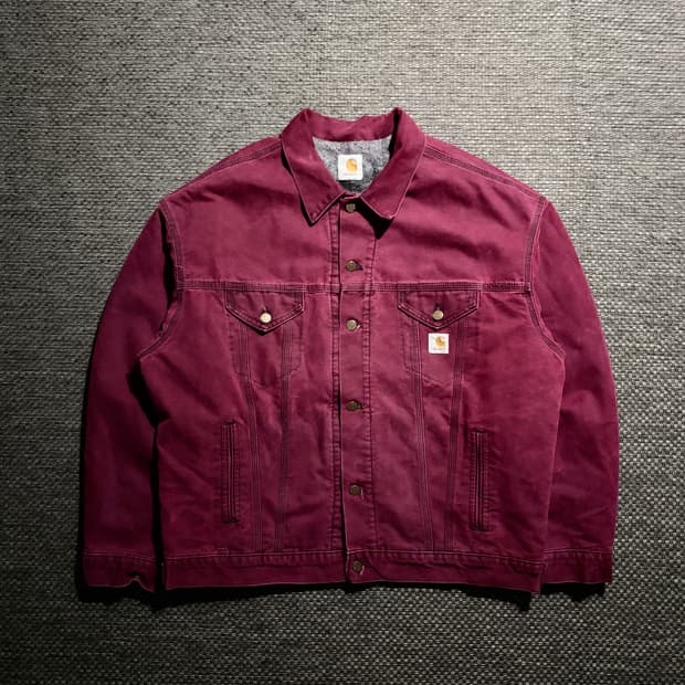 80‘s 칼하트 트러커 루비 JB181 RBY XL USA 🇺🇸