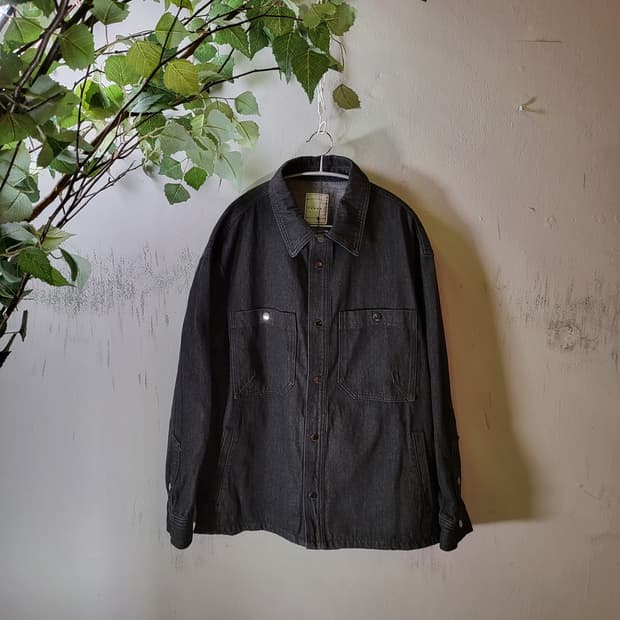 ZENSAI 데님 셔츠 자켓 (L)