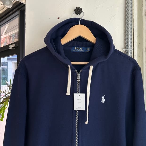 15469 - 폴로 랄프로렌 네이비 후드 집업