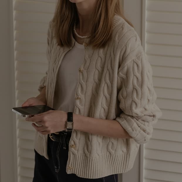 틸아이다이 니나 캐시미어 5% 가디건 Free _ 여성