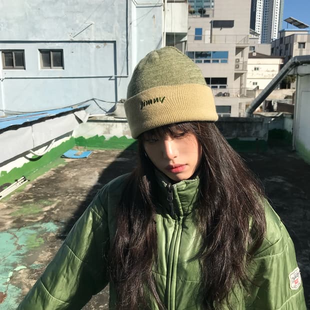 Jimmy 그린 리버시블 비니