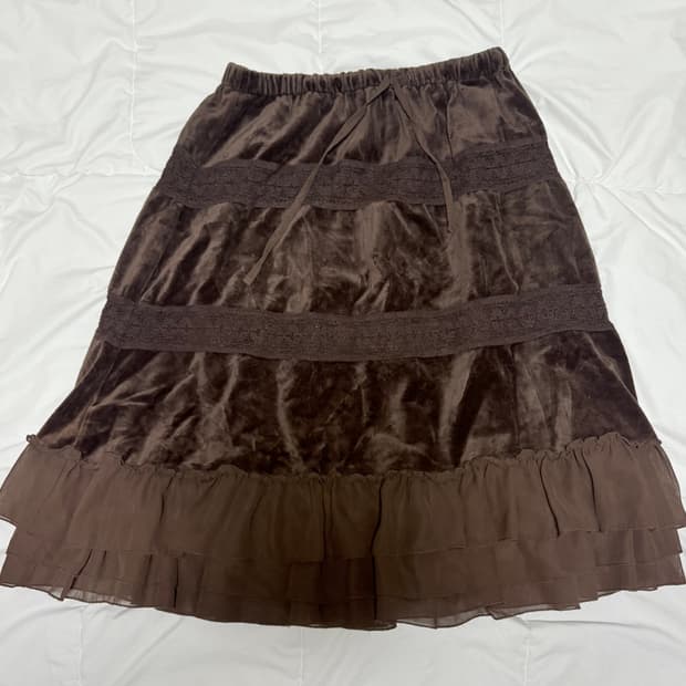 일본빈티지 모리걸 캉캉미디스커트