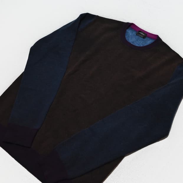 jil sander 2013fw colorblock knit