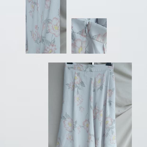 Floral Flare Skirt 플로럴 스커트