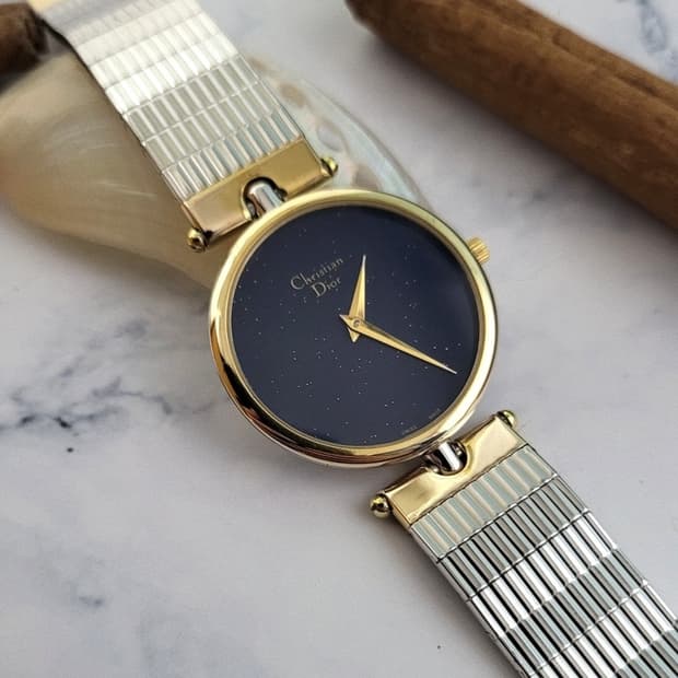 정품 크리스찬디올 3026 나이트 블루 남여공용 시계