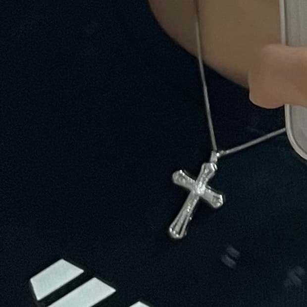 빈티지 십자가 목걸이