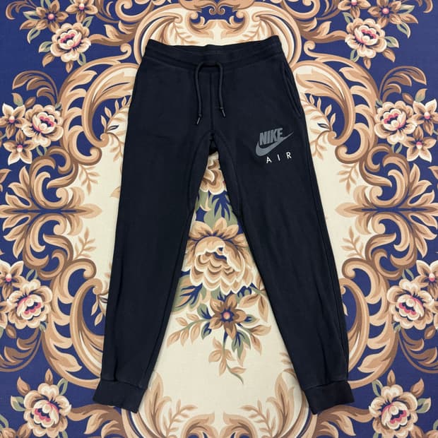 (S)나이키 Nike 에어 코튼 조거팬츠(블랙,검흰)