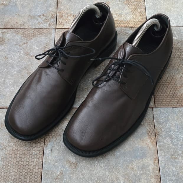 (275)로맨틱무브 세미 스퀘어토 브라운 더비 슈즈