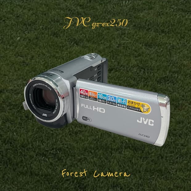(셀카o/꾸미기) JVC gz-ex250 캠코더 빈티지캠코더