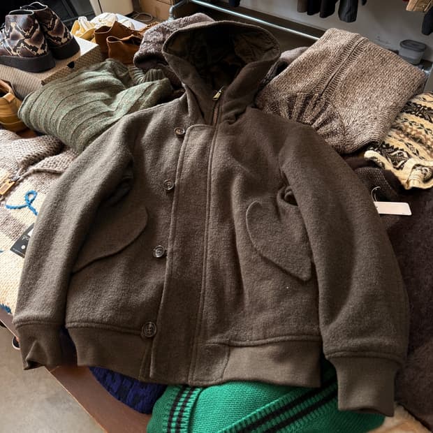 BARK TANNAGE 나노 유니버스 N2B 리버서블 밀리터리 자켓