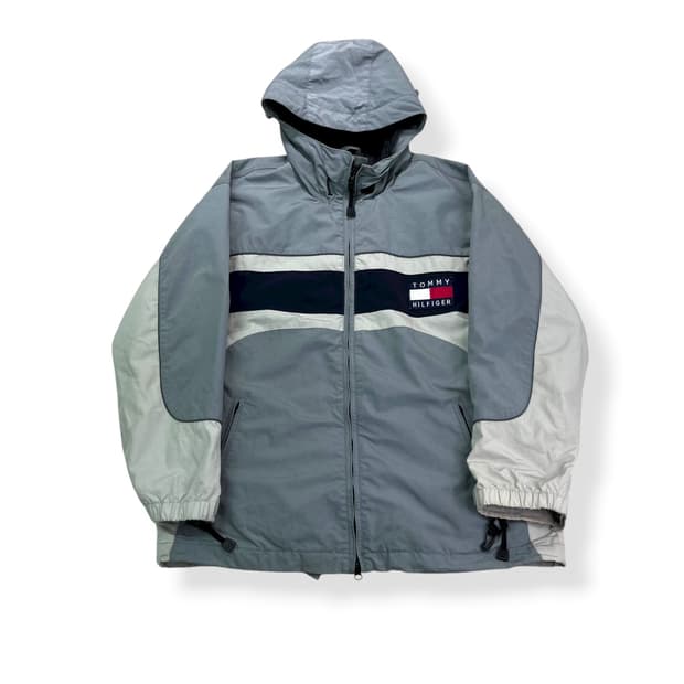 100 타미힐피거 투웨이 고프코어 바람막이 자켓 