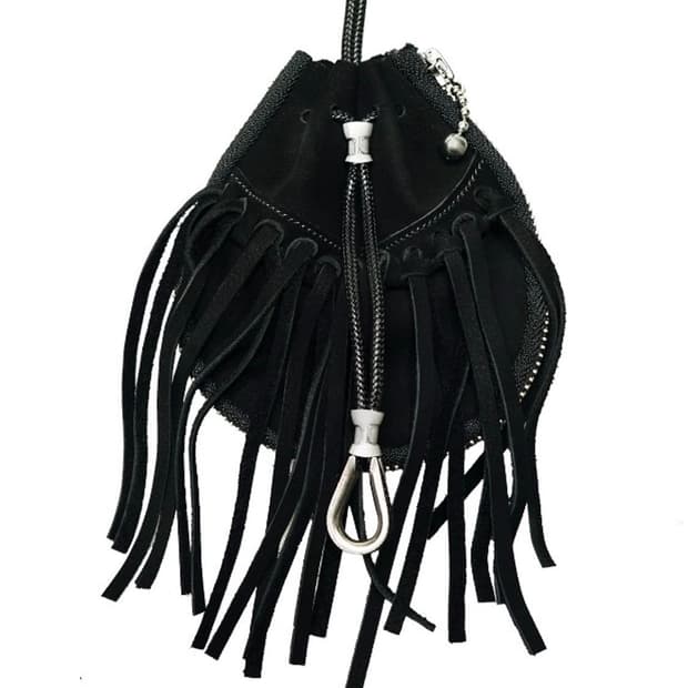 mpq nubuck leather mini bag