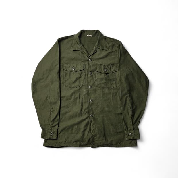 1960's 오리지널 OG107 백사틴 셔츠 16 1/2 105 