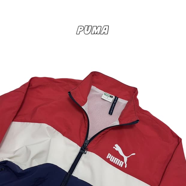 푸마 puma 레트로 우븐 바람막이