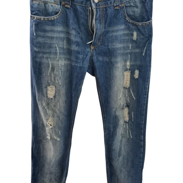 돌체앤가바나 데미지 청바지 32