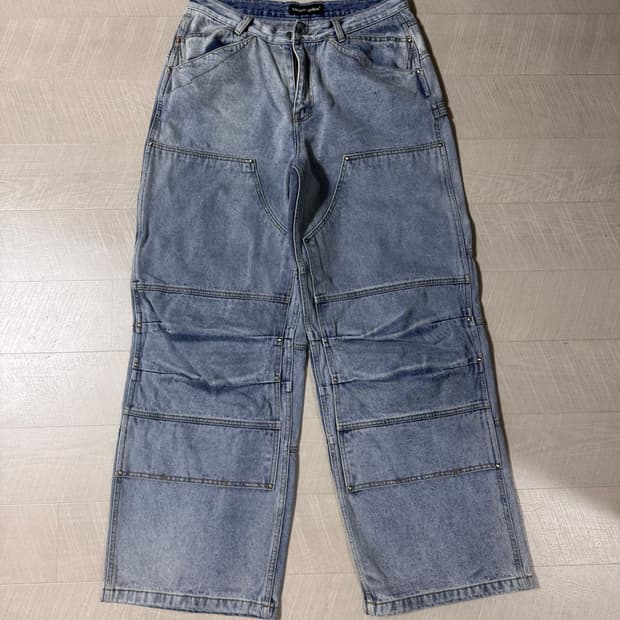 베이컨트아카이브 바논 카펜터 데님 라이트블루 M